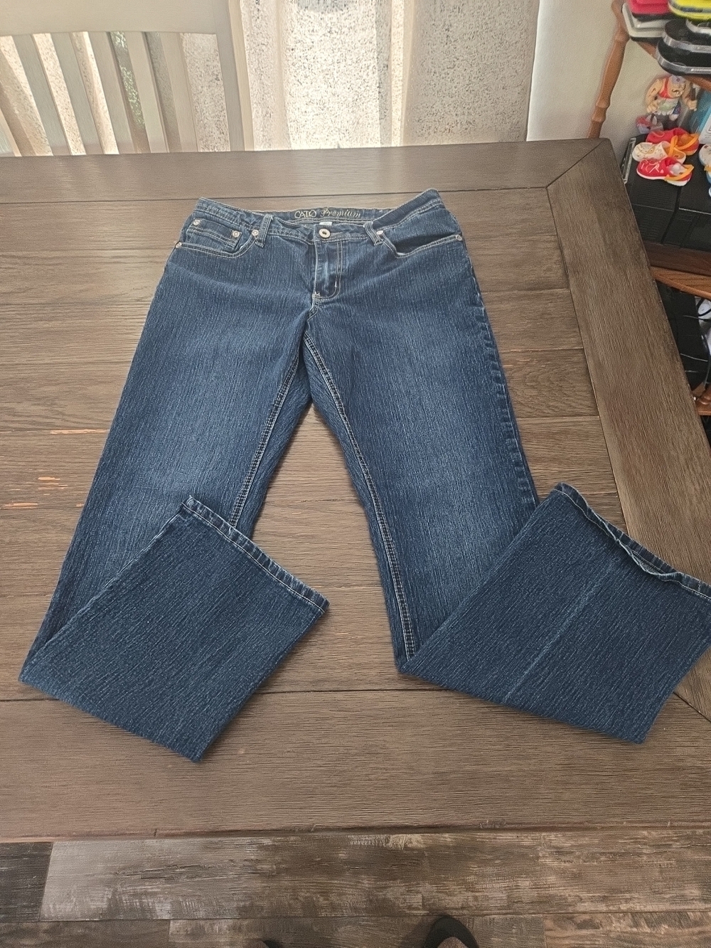Vintage Y2K Cato Premium Dark Wash Bootcut Jeans Mid Rise Denim RN37080 Size 10